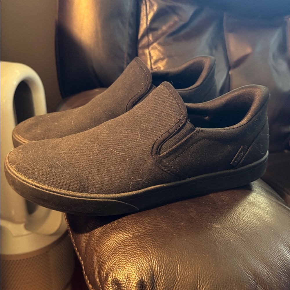 Kizik Venice Black Slip-On canvas, athletic sneakers Shoes Mens 9, Womens 10.5 - Picture 9 of 12